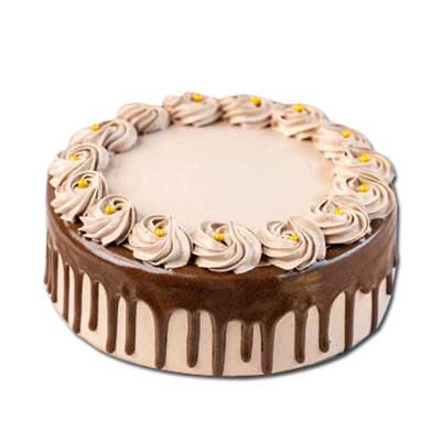 "Sweet and delicious Round shape Chocolate cake -1kg - code MC15 - Click here to View more details about this Product